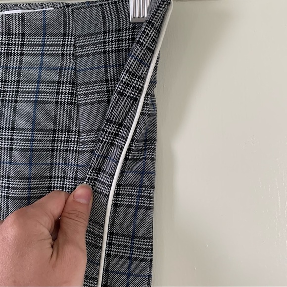 REVOLVE About Us Celine Pants Gray Plaid size XS - Picture 8 of 11